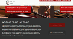Desktop Screenshot of caolawgroup.com