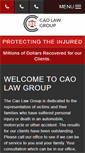 Mobile Screenshot of caolawgroup.com