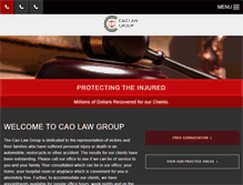 Tablet Screenshot of caolawgroup.com
